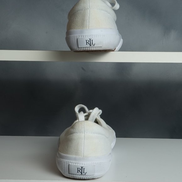 #16 Ralph Lauren - Jolie Ne Women’s White Shoes | Size 7B - Picture 8 of 9
